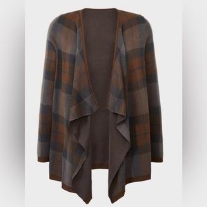 Torrid Outlander Tartan Plaid Cardigan